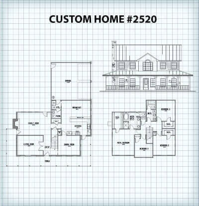 Custom Home #2520 floor plan