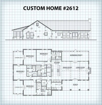 Custom Home #2612 floor plan