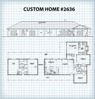 Custom Home #2636 floor plan