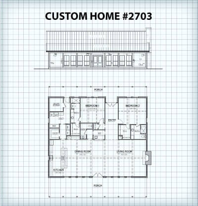 Custom Home #2703 floor plan