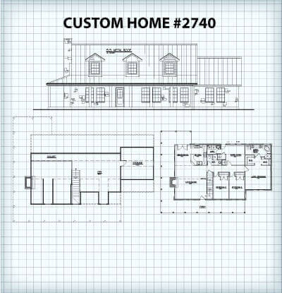 Custom Home #2740 floor plan