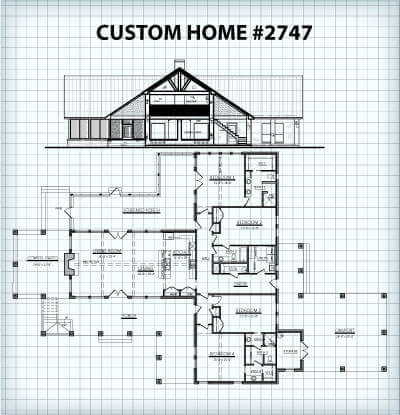 Custom Home #2747 floor plan