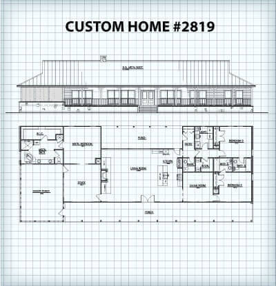 Custom Home #2819 floor plan