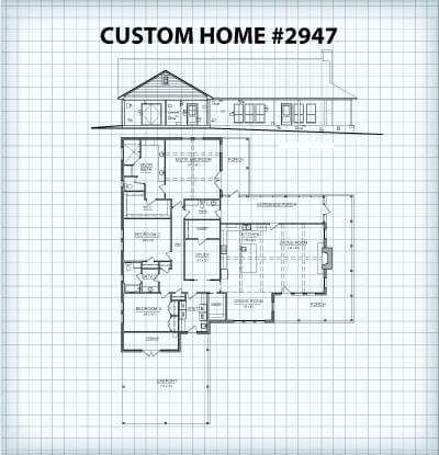 Custom Home #2947 floor plan