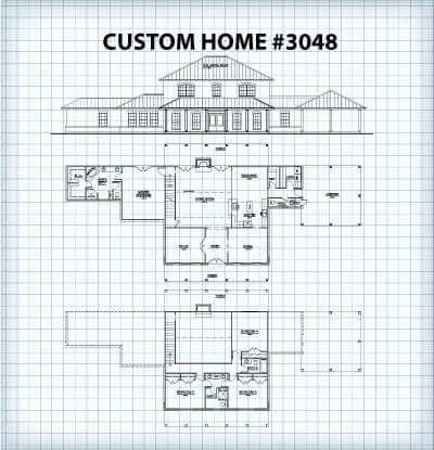 Custom Home #3048 floor plan