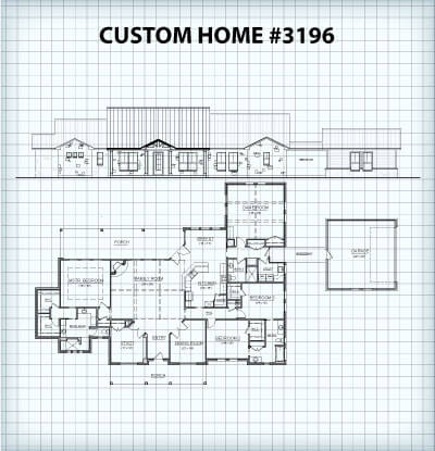 Custom Home #3196 floor plan