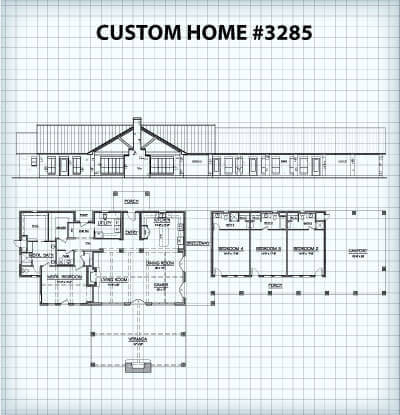 Custom Home #3285 floor plan