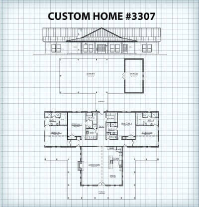 Custom Home #3307 floor plan