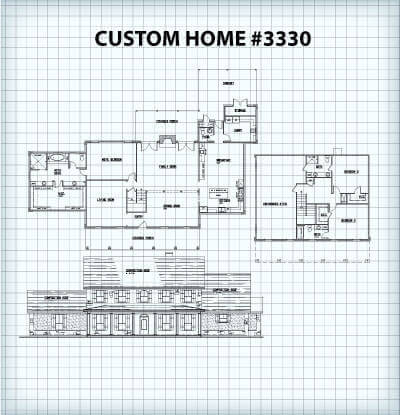 Custom Home #3330 floor plan