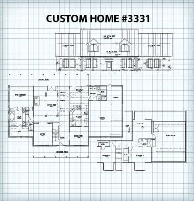 Custom Home #3331 floor plan