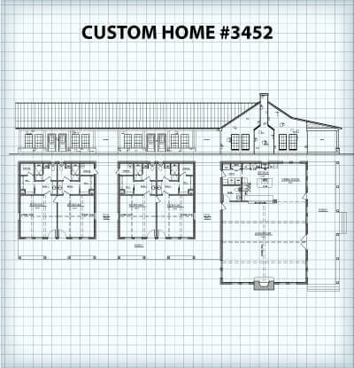 Custom Home #3452 floor plan