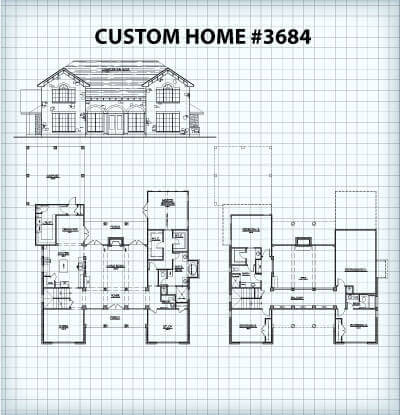 Custom Home #3684 floor plan