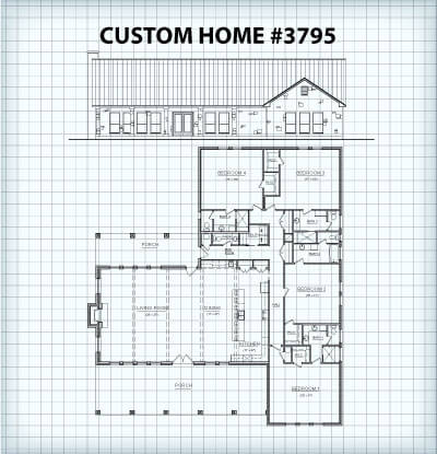 Custom Home #3795 floor plan