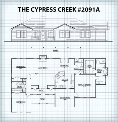 The Cypress Creek #2091A floor plan