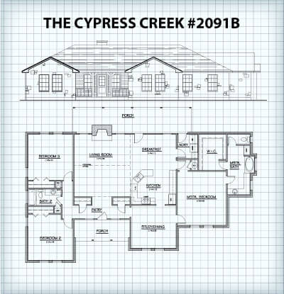 The Cypress Creek #2091B floor plan