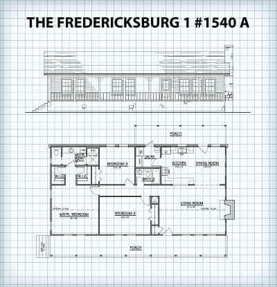 The Fredericksburg I #1540 floor plan