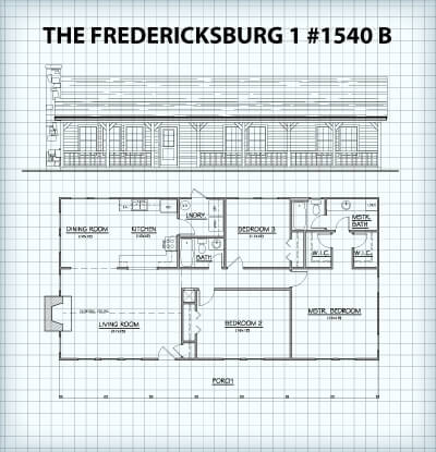 The Fredericksburg I #1540B floor plan