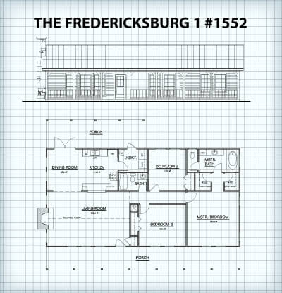 The Fredericksburg I #1552 floor plan