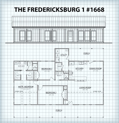 The Fredericksburg I #1668 floor plan