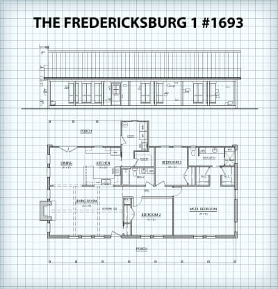 The Fredericksburg I #1693 floor plan