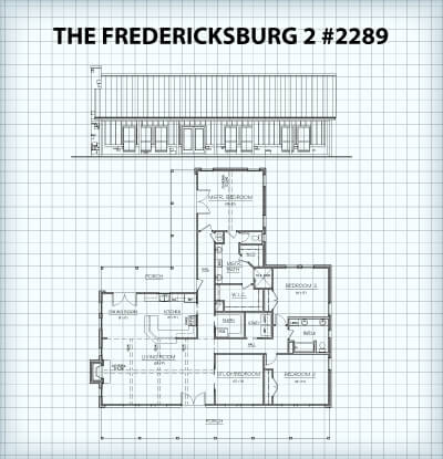 The Fredericksburg 2 #2289 floor plan