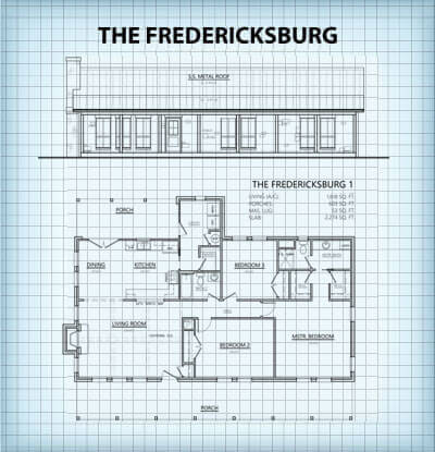 The Fredericksburg I floor plan