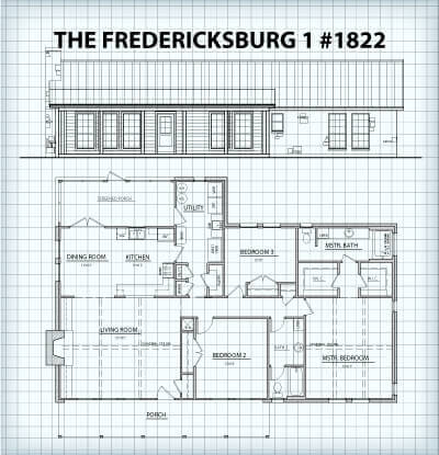 The Fredericksburg I #1822 floor plan
