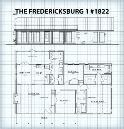 The Fredericksburg I #1822 floor plan