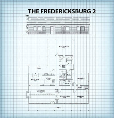 The Fredericksburg 2 floor plan