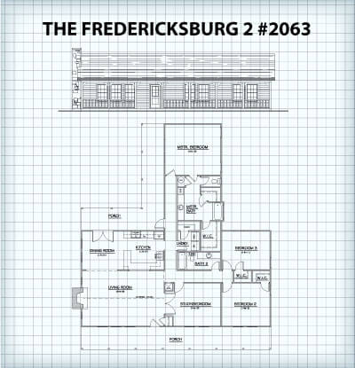The Fredericksburg 2 #2063 floor plan