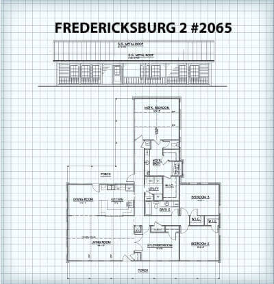 The Fredericksburg 2 #2065 floor plan
