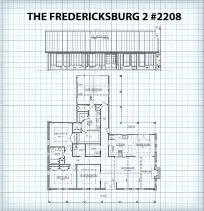 The Fredericksburg 2 #2208 floor plan