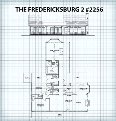 The Fredericksburg 2 #2256 floor plan