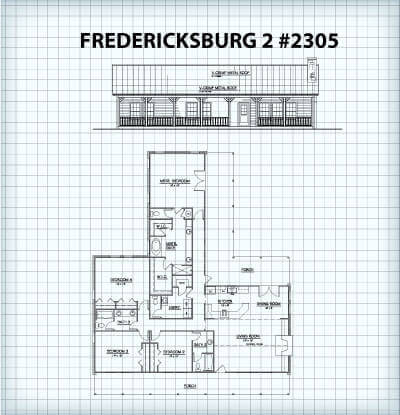 The Fredericksburg 2 #2305 floor plan