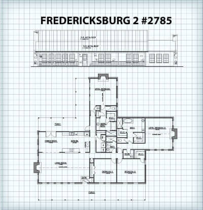 The Fredericksburg 2 #2785 floor plan