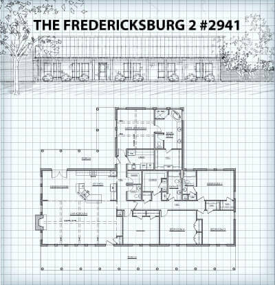 The Fredericksburg 2 #2941 floor plan