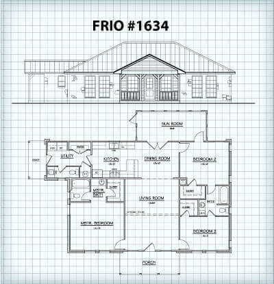 The Frio #1634 floor plan