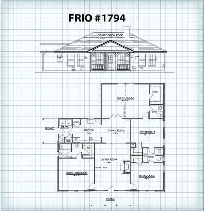 The Frio #1794 floor plan