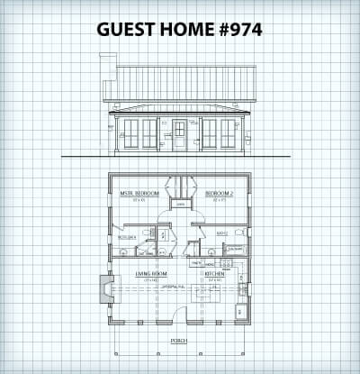 Guest Home #974 floor plan