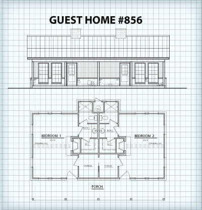 Guest Home #856 floor plan