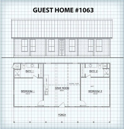 Guest Home #1063 floor plan