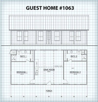 Guest Home #1063 floor plan