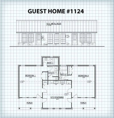 Guest Home #1124 floor plan