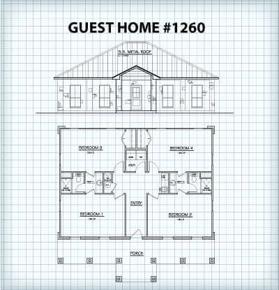 Guest Home #1260 floor plan