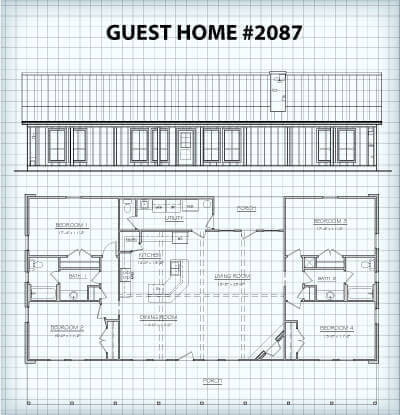 Guest Home #2087 floor plan