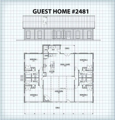 Guest Home #2481 floor plan