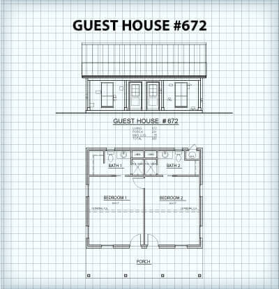 Guest Home #672 floor plan