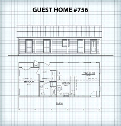Guest Home #756 floor plan