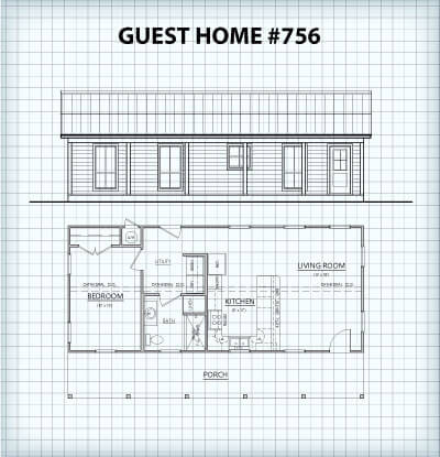 Guest Home #756 floor plan