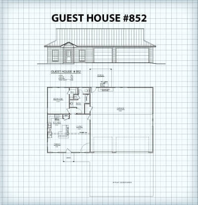 Guest House #852 floor plan